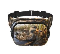 WZYCWB Leisurely Mallard Duck Sac banane de sport, sac à bandoulière tendance et tendance, petit sac de voyage léger
