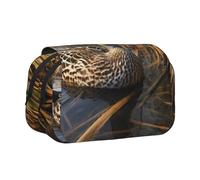 WZYCWB Leisurely Trousse à crayons portable avec impression canard colvert, idéale pour organiser les stylos au bureau ou ranger des pinceaux de maquillage