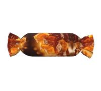 WZYCWB Les oreillers cylindriques à motif caramel sont parfaits pour les vols long-courriers, les siestes au bureau et la relaxation à la maison.