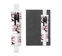 WZYCWB Les pochettes à crayons Cherry Blossoms Tree Diary, les porte-stylos en PVC et les porte-stylos avec bandes élastiques et marque-pages sont les meilleurs choix de cadeaux.