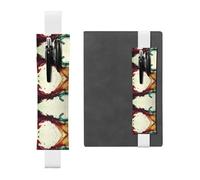 WZYCWB Les pochettes à crayons Dark Ink Splash Diary, les porte-stylos en PVC et les porte-stylos avec bandes élastiques et marque-pages sont les meilleurs choix de cadeau.