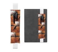 WZYCWB Les pochettes à crayons en PVC et les porte-stylos avec bandes élastiques et marque-pages sont le meilleur choix de cadeau.