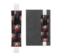 WZYCWB Les pochettes à crayons Fantasy Flower Butterfly Diary en PVC, les porte-stylos et les porte-stylos avec bandes élastiques et marque-pages sont le meilleur choix de cadeau.