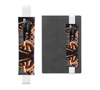 WZYCWB Les pochettes à crayons Fresh Bamboo Shoots, les porte-stylos en PVC et les porte-stylos avec bandes élastiques et marque-pages sont le meilleur choix de cadeau.