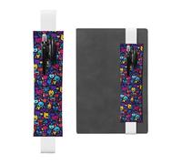 WZYCWB Les pochettes à crayons Happily Diary en PVC et les porte-stylos avec bandes élastiques et marque-pages sont le meilleur choix de cadeau, blanc, taille unique, blanc, Taille unique