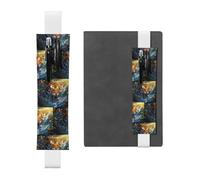 WZYCWB Les pochettes à crayons Hissing Tiger Diary en PVC, les porte-stylos et les porte-stylos avec bandes élastiques et marque-pages sont le meilleur choix de cadeau.