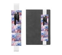 WZYCWB Les pochettes à crayons Hyacinthus Diary en PVC, les porte-stylos et les porte-stylos avec bandes élastiques et marque-pages sont le meilleur choix de cadeau.