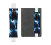 WZYCWB Les pochettes à crayons Lightning Diary, les porte-stylos en PVC et les porte-stylos avec bandes élastiques et marque-pages sont le meilleur choix de cadeau.