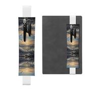 WZYCWB Les pochettes à crayons Sea and Seagulls Diary, les porte-stylos en PVC et les porte-stylos avec bandes élastiques et marque-pages sont le meilleur choix de cadeau.