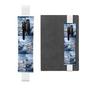 WZYCWB Les pochettes à crayons Snowy Mountain Scenery Diary, les porte-stylos en PVC et les porte-stylos avec bandes élastiques et marque-pages sont le meilleur choix de cadeau.