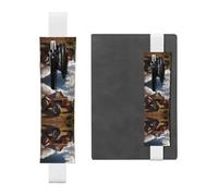 WZYCWB Les pochettes à crayons tracteur rouge, les porte-stylos en PVC et les porte-stylos avec bandes élastiques et marque-pages sont le meilleur choix de cadeau.