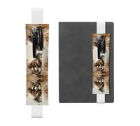 WZYCWB Les pochettes à crayons Western Horse Diary, les porte-stylos en PVC et les porte-stylos avec bandes élastiques et marque-pages sont les meilleurs choix de cadeaux.