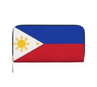 WZYCWB Les pochettes en cuir avec motif drapeau polonais sont parfaites pour les voyages ou un usage quotidien, Drapeau des Philippines, Taille unique