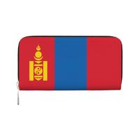 WZYCWB Les pochettes en cuir avec motif drapeau polonais sont parfaites pour les voyages ou un usage quotidien, Drapeau de la Mongolie, One Size
