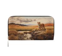 WZYCWB Les pochettes en cuir de cochon minuscule avec fermeture éclair et porte-cartes sont parfaites pour les voyages ou un usage quotidien, Le tigre est fort., Taille unique