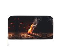 WZYCWB Les pochettes en cuir de vache à lait avec fermeture éclair et porte-cartes sont parfaites pour les voyages ou un usage quotidien, Correspondance, Taille unique