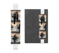 WZYCWB Les pochettes Sansui, les pochettes à crayons en PVC et les porte-stylos avec bandes élastiques et marque-pages sont le meilleur choix de cadeau.