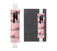 WZYCWB Les trousses à crayons Deer on the Rock Diary, les porte-stylos en PVC et les porte-stylos avec bandes élastiques et marque-pages sont le meilleur choix de cadeau., Blanc, One Size