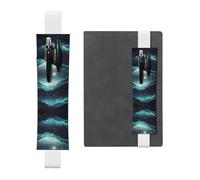 WZYCWB Les trousses à crayons étoiles de science-fiction, les porte-stylos en PVC et les porte-stylos avec bandes élastiques et marque-pages sont les meilleurs choix de cadeau.