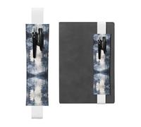 WZYCWB Les trousses à crayons Forest in the Fog, les porte-stylos en PVC et les porte-stylos avec bandes élastiques et marque-pages sont le meilleur choix de cadeau.