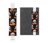 WZYCWB Les trousses à crayons Happy Panda Diary, les porte-stylos en PVC et les porte-stylos avec bandes élastiques et marque-pages sont le meilleur choix de cadeau.