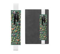WZYCWB Les trousses à crayons Insect Atlas Diary, les porte-stylos en PVC et les porte-stylos avec bandes élastiques et marque-pages sont le meilleur choix de cadeau.