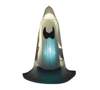 WZYCWB Little Ghost's Cape de magicien M imprimée légère, costume de fête à thème, cape de cosplay pour adultes et adolescents, tailles S, M, L