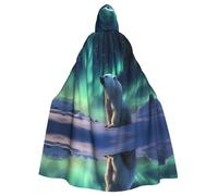 WZYCWB Little Polar Bear Cape à capuche pour adulte Convient pour les réunions de famille, les spectacles sur scène, le cosplay et les fêtes d'Halloween