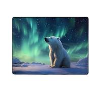 WZYCWB Little Polar Bear Tapis antidérapant pour salon ou bureau 160 x 121,9 cm