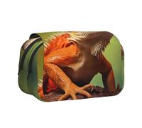 WZYCWB Lively lizards Trousse à crayons portable idéale pour organiser les stylos au bureau ou ranger des pinceaux de maquillage