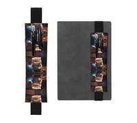 WZYCWB Lively Porte-stylo en PVC imprimé chat persan + trousse créative avec bande élastique antidérapante