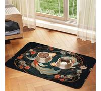 WZYCWB Lot de 2 sets de table absorbants pour animaux de compagnie Motif carpes koï 30 x 45 cm