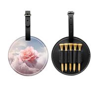 WZYCWB Magic Rose Sac de rangement pour tees de golf Imprimé spécial - Design portable avec boucle de suspension, Noir , Taille unique, Valise