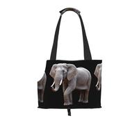 WZYCWB Majestic Elephant Sac de voyage léger pour chats et sac à bandoulière respirant pour petit chien pour un transport facile