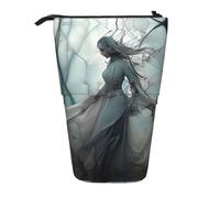 WZYCWB Maléfique Porte-stylo rétractable imprimé adapté pour une utilisation comme simple trousse de maquillage, portefeuille, etc.