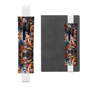 WZYCWB Marque-page cube coloré réglable pour journal, porte-stylo en cuir, parfait pour la rentrée scolaire, cadeau de Noël, marque-page en cuir, porte-stylo