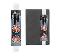 WZYCWB Marque-page réglable coloré en cuir pour journal, parfait pour la rentrée scolaire, cadeau de Noël, marque-page en cuir, porte-stylo
