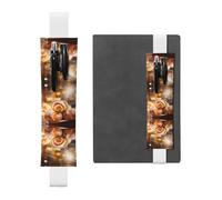 WZYCWB Marque-page réglable en cuir, parfait pour la rentrée scolaire, cadeau de Noël, porte-stylo en cuir,