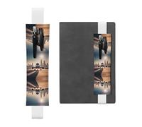 WZYCWB Marque-page réglable en cuir pour journal d'atterrissage, parfait pour la rentrée scolaire, cadeau de Noël, marque-page en cuir, porte-stylo