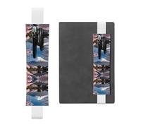 WZYCWB Marque-page réglable Mt. Fuji au début du printemps, porte-stylo en cuir, parfait pour la rentrée scolaire, cadeau de Noël, marque-page en cuir, porte-stylo