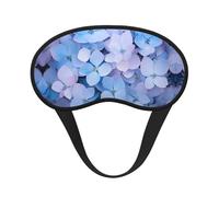WZYCWB Masque de sommeil imprimé hortensia, couverture complète, soulage la fatigue oculaire