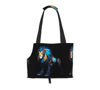 WZYCWB Mech Lion Sac de voyage léger pour chats et sac à bandoulière respirant pour petit chien pour un transport facile