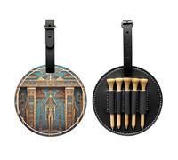 WZYCWB Miraculous Frescoes Sac de rangement pour tees de golf avec boucle de suspension, Noir , Taille unique, Valise