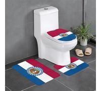 WZYCWB Missouri State Flag Lot de 3 tapis de salle de bain, paillasson, tapis de cuisine, baignoire et décoration d'intérieur