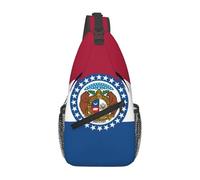 WZYCWB Missouri State Flag Sac de poitrine multifonctionnel Sac de poitrine Voyage Randonnée Sac à dos à bandoulière pour homme