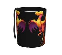WZYCWB Mythical Phoenix Poubelle de voiture à suspendre, pratique et pratique, adaptée à plusieurs modèles de voiture, offrant un espace de rangement idéal