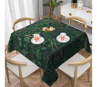 WZYCWB Nappe carrée à motifs de vignes de circuit imprimé - 137,2 x 137,2 cm - Décoration élégante pour dîners, célébrations et événements spéciaux.