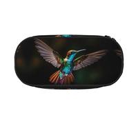 WZYCWB Nice Colibri Trousse à crayons grande capacité - Boîte de rangement multifonctionnelle, portable et durable pour fournitures de bureau et scolaires, Noir , Taille unique, Trousse de beauté