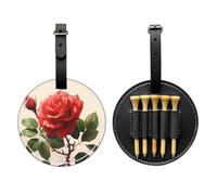 WZYCWB Nice Roses Sac de rangement spécial pour tees de golf - Design portable avec boucle de suspension, Noir , Taille unique, Valise