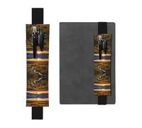 WZYCWB Nice Sunsets - Porte-stylo en PVC - Grande capacité - Avec bande élastique antidérapante